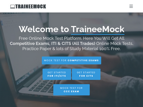 'traineemock.com' screenshot