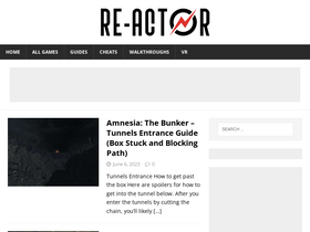 're-actor.net' screenshot