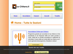 'la-chitarra.it' screenshot
