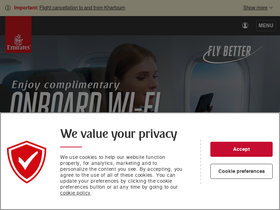 'emirates.com' screenshot