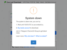 'oneleaf.icu' screenshot