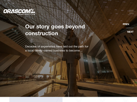 'orascom.com' screenshot