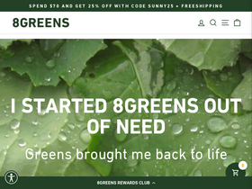 '8greens.com' screenshot