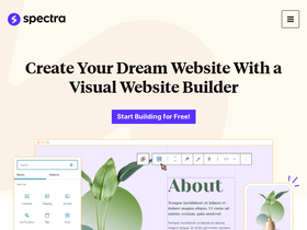 'wpspectra.com' screenshot
