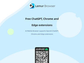 'lemurbrowser.com' screenshot