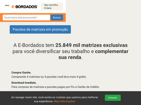 'e-bordados.net' screenshot