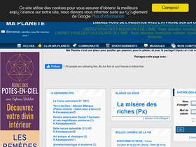 'ma-planete.com' screenshot