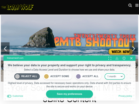 'theloamwolf.com' screenshot