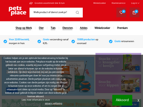 'petsplace.be' screenshot