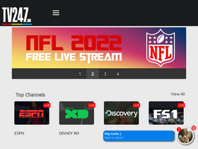 'tv247.us' screenshot