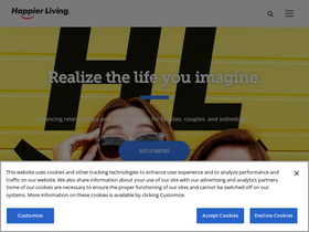 'happierliving.com' screenshot