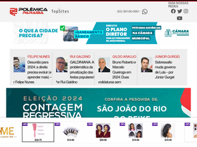 'polemicaparaiba.com.br' screenshot