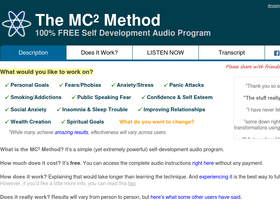 'mc2method.org' screenshot