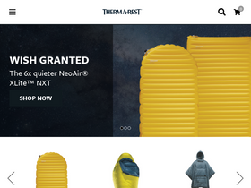 'thermarest.com' screenshot