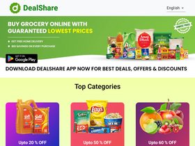 'dealshare.in' screenshot