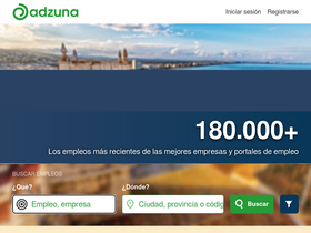 'adzuna.es' screenshot