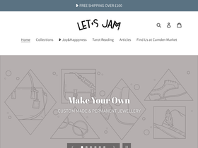 let-s-jam.com homepage screenshot