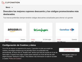 'cuponation.es' screenshot