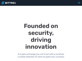 'bittrex.com' screenshot