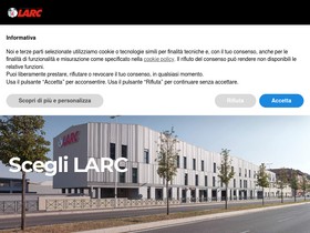 'larc.it' screenshot