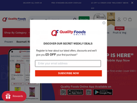 'qualityfoodsonline.com' screenshot