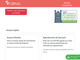 'crfmg.org.br' screenshot
