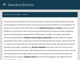 'istanbulescorts.org' screenshot