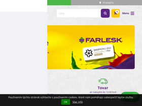 'farlesk.sk' screenshot