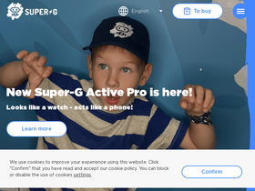 super-g.watch homepage screenshot