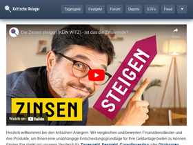 'kritische-anleger.de' screenshot