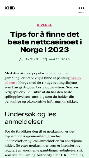 khib.no