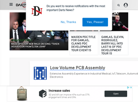 'dartsnews.com' screenshot