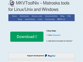 'mkvtoolnix.download' screenshot