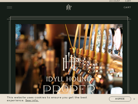 idyllhoundproper.com homepage screenshot