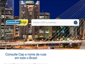'consultarcep.com.br' screenshot