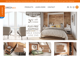 'bredabeds.com' screenshot