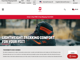 'hanwag.com' screenshot