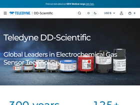 ddscientific.com homepage screenshot