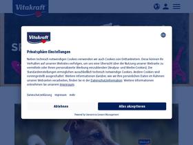 'vitakraft.de' screenshot