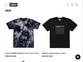 'umaiclothing.com' screenshot