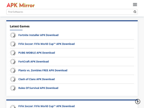 'apk-mirror.net' screenshot