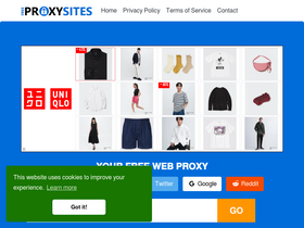 'freeproxysites.co' screenshot