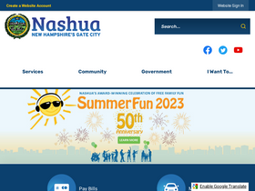 'nashuanh.gov' screenshot