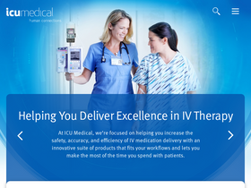 'icumed.com' screenshot