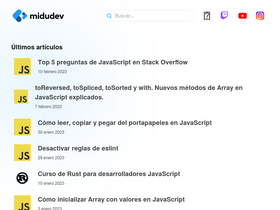 'midu.dev' screenshot