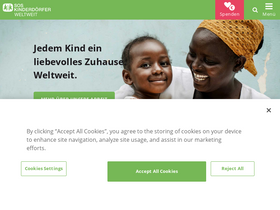 'sos-kinderdoerfer.de' screenshot