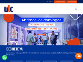 'utc.mx' screenshot