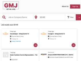 'get-me-jobs.com' screenshot
