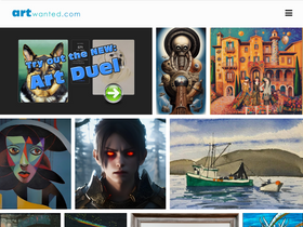 'artwanted.com' screenshot