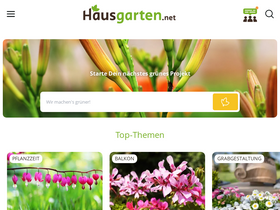 'hausgarten.net' screenshot